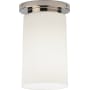 Robert Abbey Nina 6" Flush Mount Ceiling Fixture Polished Nickel