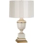 Robert Abbey Annika 24" Vase Table Lamp with an Opaque Parchment Shade Ivory Lacquered