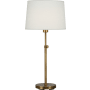 Robert Abbey Koleman 25" Buffet Table Lamp Aged Brass