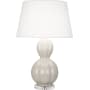 Robert Abbey Randolph 31" Vase Table Lamp Soft Gray