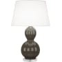 Robert Abbey Randolph 31" Vase Table Lamp Gray Taupe