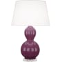 Robert Abbey Randolph 31" Vase Table Lamp Deep Mauve