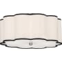 Robert Abbey Axis 20" Flush Mount Ceiling Fixture Blackened Antique Nickel