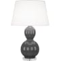 Robert Abbey Randolph 31" Vase Table Lamp Dark Gray