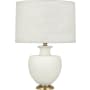 Robert Abbey Farmhouse Urn Atlas 25" Vase Table Lamp with Brass Accents Matte Lily
