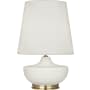 Robert Abbey Nolan 28" Vase Table Lamp with Brass Accents Matte Lily