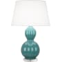 Robert Abbey Randolph 31" Vase Table Lamp Blue Green