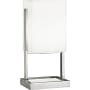 Robert Abbey Nikole 13" Column Table Lamp Polished Nickel
