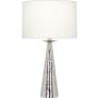Robert Abbey Dal 31" Column Table Lamp Polished Nickel