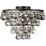 Robert Abbey Bling 17" Flush Mount Waterfall Ceiling Fixture Deep Patina Bronze