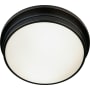 Robert Abbey Roderick 14" Flush Mount Ceiling Fixture Deep Patina Bronze