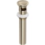 Rohl 1-1/4" Push Drain Assembly Satin Nickel