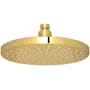 Rohl Rodello 1.8 GPM Single Function Rain Shower Head Unlacquered Brass (Living Finish)