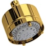 Rohl Modern 1.8 GPM Multi Function Rain Shower Head Unlacquered Brass (Living Finish)