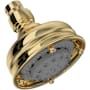 Rohl 1.8 GPM Multi Function Shower Head Unlacquered Brass (Living Finish)