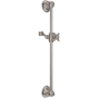 Rohl 24" Wall Mounted Shower Slide Bar Satin Nickel
