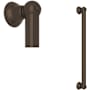 Rohl Shower 24" Grab Bar Tuscan Brass (Living Finish)
