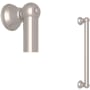 Rohl Shower 18" Grab Bar Satin Nickel