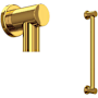 Rohl Lombardia Grab Bar Unlacquered Brass