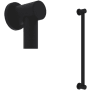 Rohl Lombardia Grab Bar Matte Black