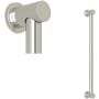 Rohl Lombardia Grab Bar Polished Nickel