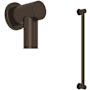 Rohl Lombardia Grab Bar Tuscan Brass (Living Finish)