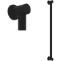 Rohl Lombardia 36" Grab Bar Matte Black