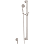 Rohl Spa Shower 1.8 GPM Single Function Hand Shower Package - Includes Slide Bar, Hose, and Wall Supply Satin Nickel