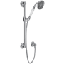 Rohl Spa Shower 1.8 GPM Single Function Hand Shower Package - Includes Slide Bar, Hose, and Wall Supply Polished Chrome