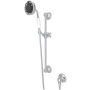 Rohl Spa Shower 1.8 GPM Multi Function Hand Shower Package - Includes Slide Bar, Hose, and Wall Supply Polished Chrome