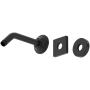 Rohl Shower 6-13/16" Wall Mounted Shower Arm and Flange Matte Black