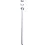 Rohl Shower 25-7/16" Ceiling Mounted Shower Arm and Flange Polished Chrome