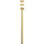 Rohl Shower 25-7/16" Ceiling Mounted Shower Arm and Flange Italian Brass