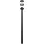 Rohl Shower 25-7/16" Ceiling Mounted Shower Arm and Flange Matte Black