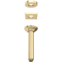 Rohl Shower 6-11/16" Ceiling Mounted Shower Arm and Flange Antique Gold