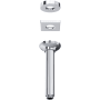 Rohl Shower 6-11/16" Ceiling Mounted Shower Arm and Flange Polished Chrome