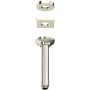 Rohl Shower 6-11/16" Ceiling Mounted Shower Arm and Flange Polished Nickel