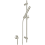 Rohl Spa Shower 1.8 GPM Single Function Hand Shower Package - Includes Slide Bar, Hose, and Wall Supply Polished Nickel