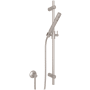 Rohl Spa Shower 1.8 GPM Single Function Hand Shower Package - Includes Slide Bar, Hose, and Wall Supply Satin Nickel