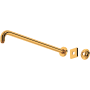 Rohl 20-13/16" Wall Mounted Shower Arm and Flange Italian Brass