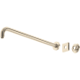 Rohl 20-13/16" Wall Mounted Shower Arm and Flange Satin Nickel