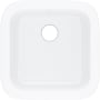 Rohl Allia 17-7/8" Undermount Single Basin Fireclay Kitchen / Bar Sink White