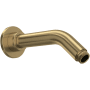 Rohl Tenerife 6-13/16" Wall Mounted Shower Arm and Flange Antique Gold