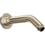 Rohl Tenerife 6-13/16" Wall Mounted Shower Arm and Flange Satin Nickel
