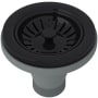Rohl 3 1/2" Basket Strainer without remote pop-up Black