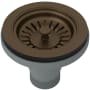 Rohl 3 1/2" Basket Strainer without remote pop-up English Bronze