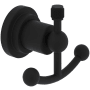 Rohl Campo Double Robe Hook Matte Black
