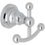 Rohl San Giovanni Triple Robe Hook Polished Chrome