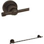 Rohl Campo 18" Towel Bar Tuscan Brass (Living Finish)