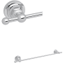 Rohl San Giovanni 18" Towel Bar Polished Chrome